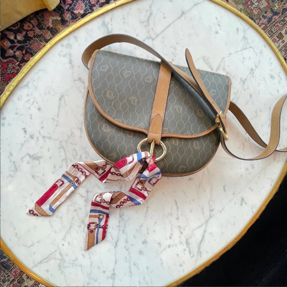 Vintage  Christian Dior crossbody bag with removable insert